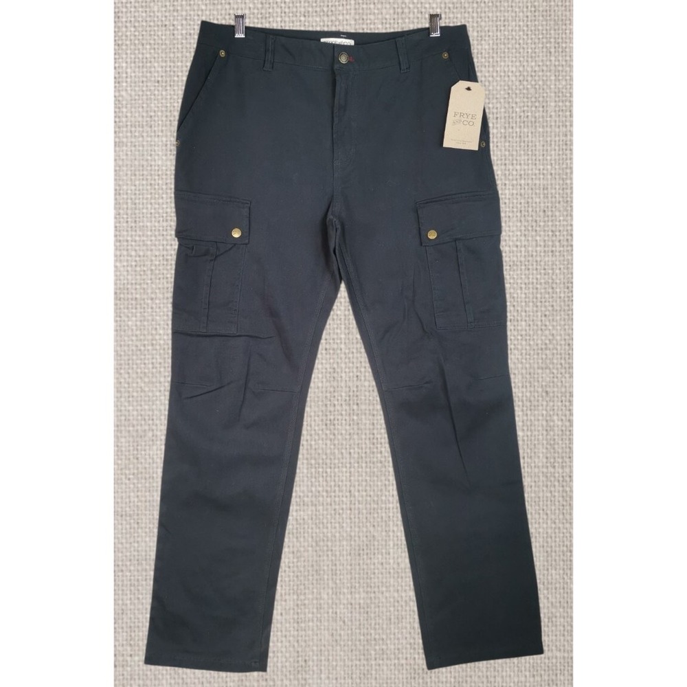 Frye and‎ Co. Regular Fit Cargo Pant Men's 34x30 Bottom Heavy Duty Black NWT